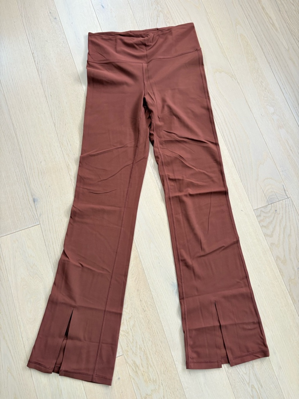Athleta rust color, flare, legging size large tall